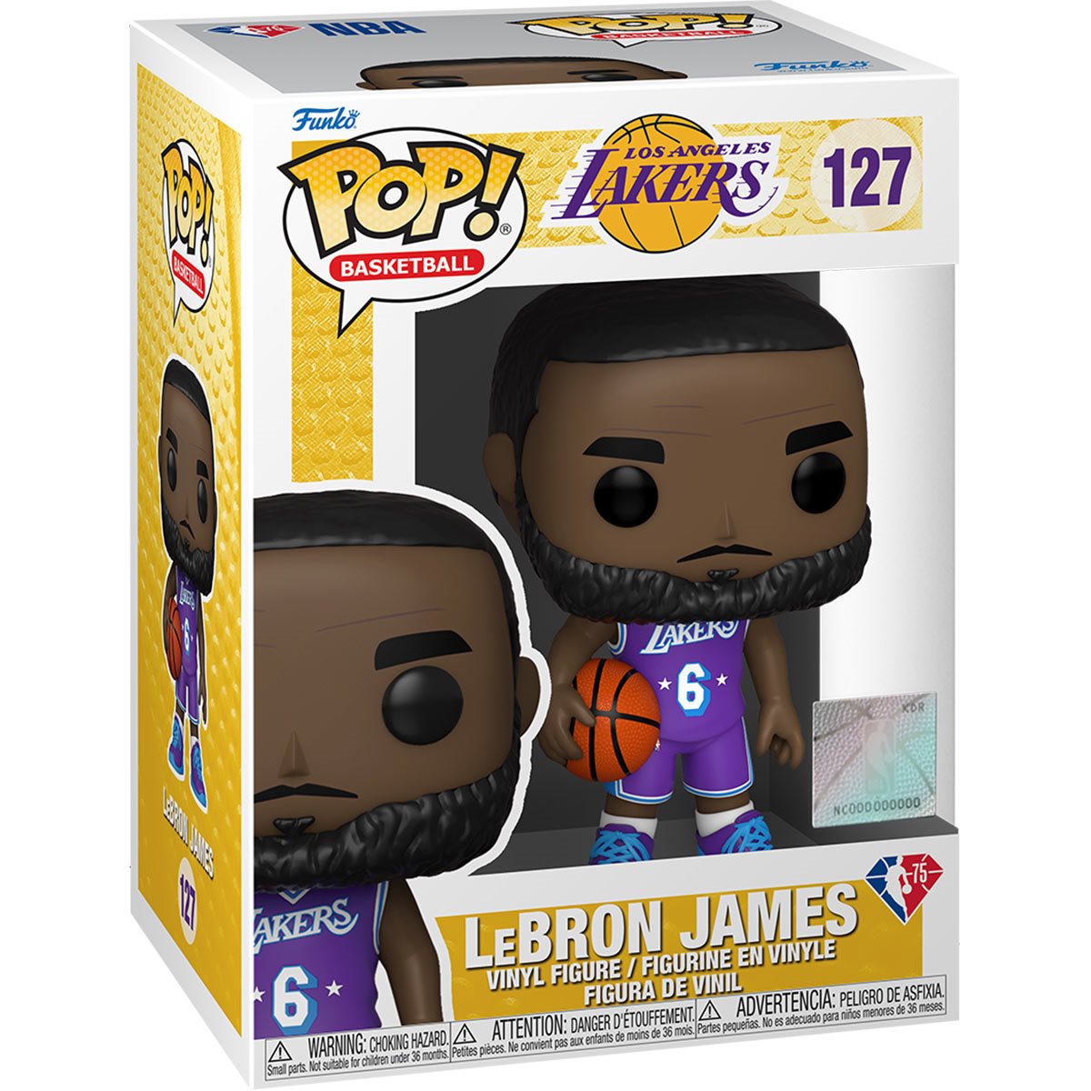 Funko NBA Lakers LeBron James (City Edition)  #127 (Ships Late November)