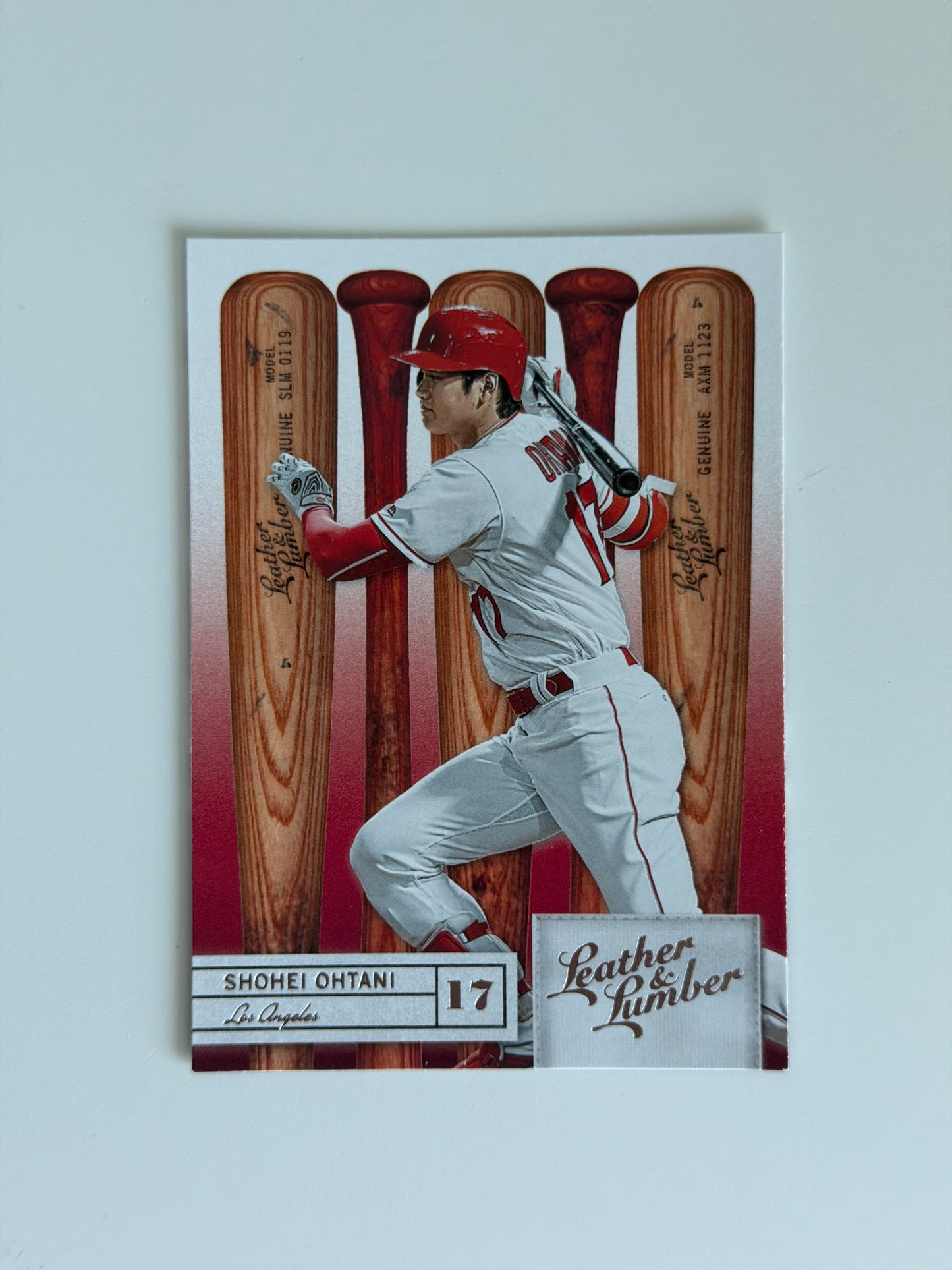 2019 Panini Leather & Lumber Baseball — Leather & Lumber - Shohei Ohtani - #81 - Raw Ungraded Card