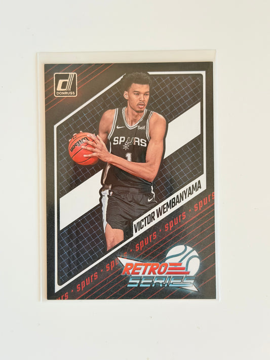 2023-24 Panini Donruss Basketball - Victor Wembanyama - Retro Series Rookie #1 - Raw Ungraded Card