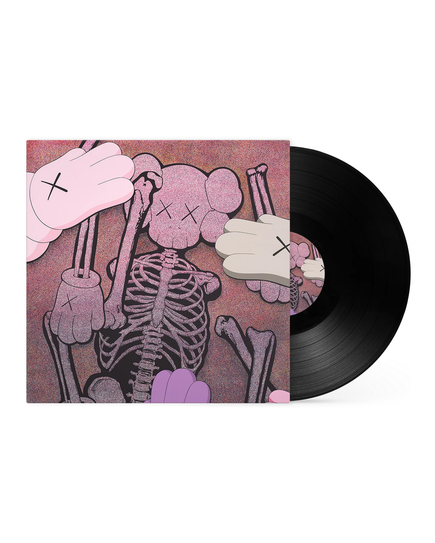 The Clipse - Let God Sort Em Out - Black LP Vinyl - Kaws Cover