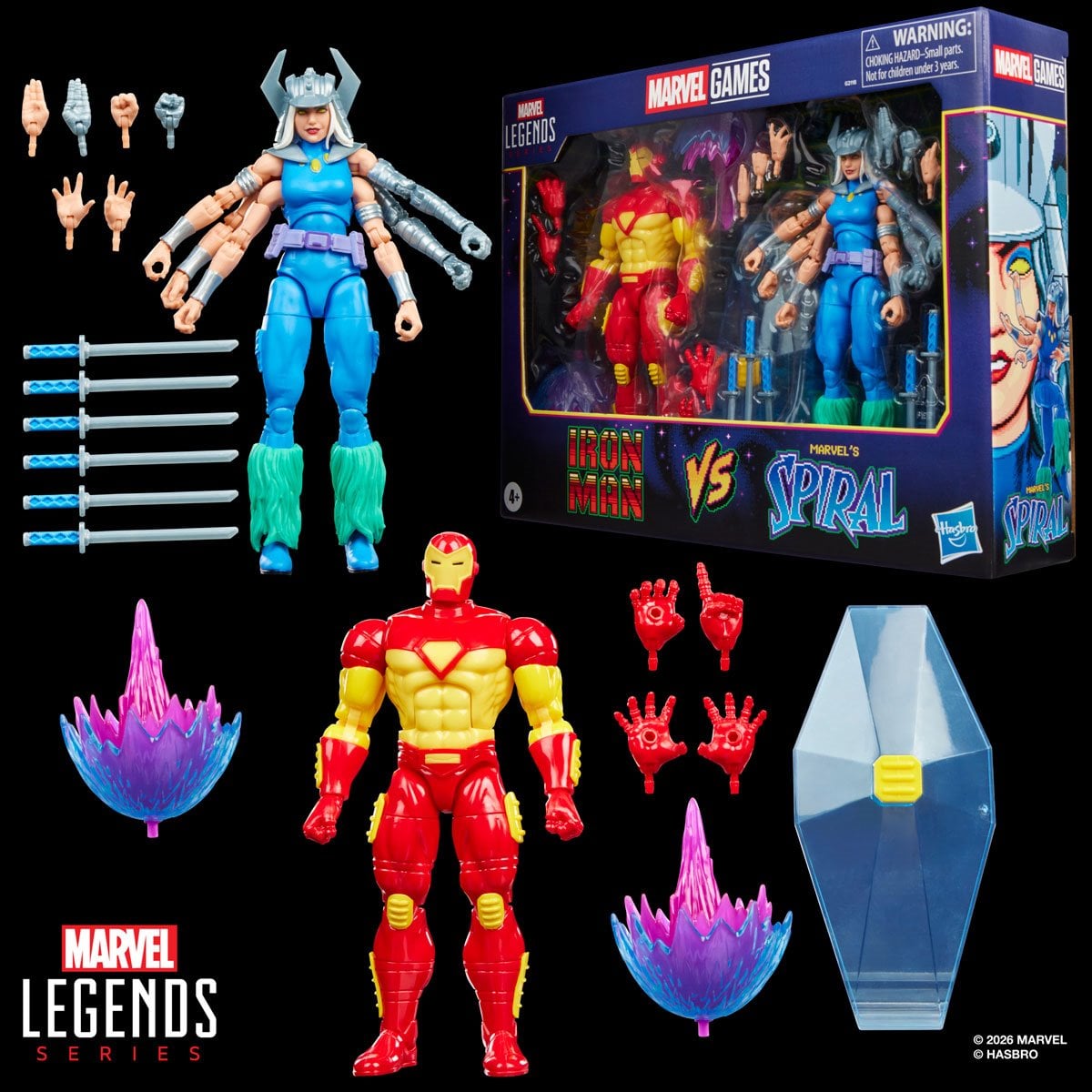 Marvel Legends Series - Marvel Games Iron Man vs Marvel’s Spiral 6" Action Figures - (PRE-ORDER NOV 2026)