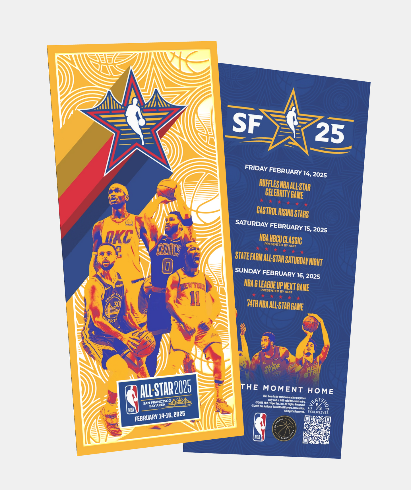 NBA All-Star 2025 - Limited Edition Commemorative Ticket - Numbered /7400