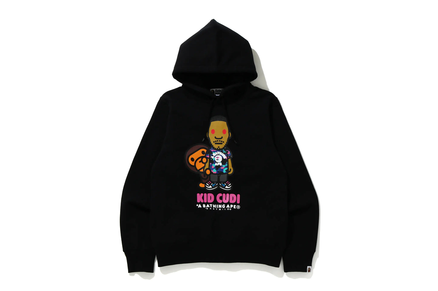 BAPE x Kid Cudi Baby Milo Pullover Hoodie Black