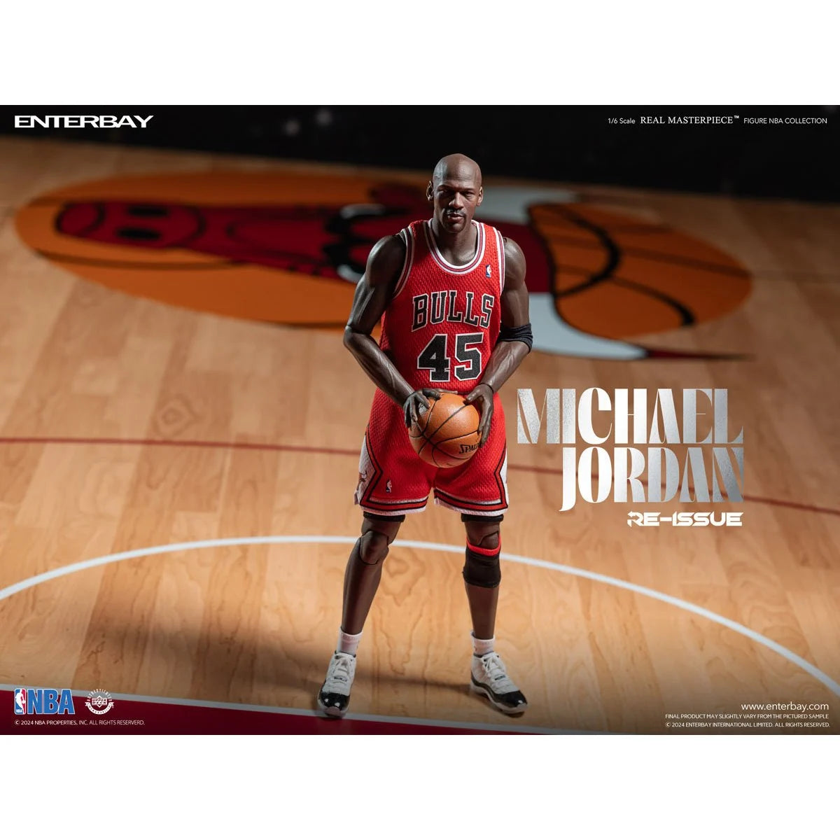 Real Masterpiece - Michael Jordan "I'm Back #45" 1:6 Action Figure - NBA Chicago Bulls  - Enterbay - PRE-ORDER (APRIL 2025)