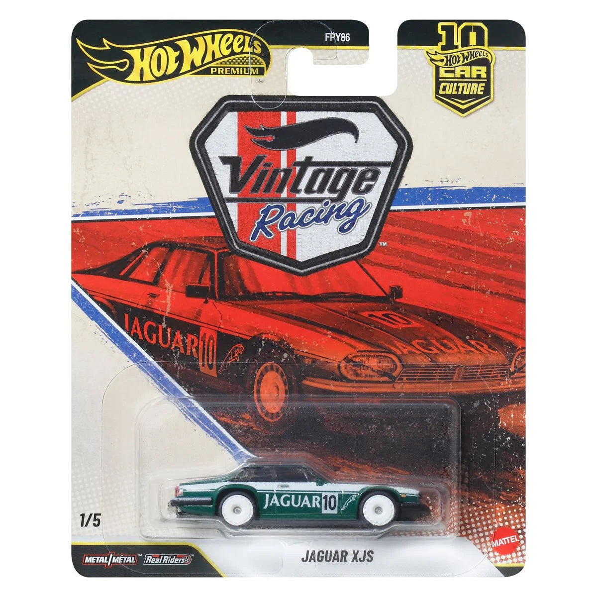 Hot Wheels Premium - Car Culture 2026 Mix 5 - Vintage Racing - Complete Set of 5