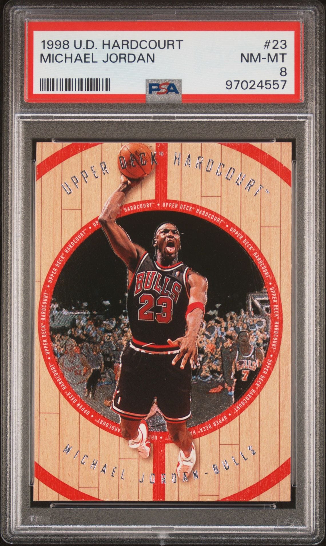 1998 Upper Deck - Michael Jordan - Hardcourt - #23 - PSA Graded Card