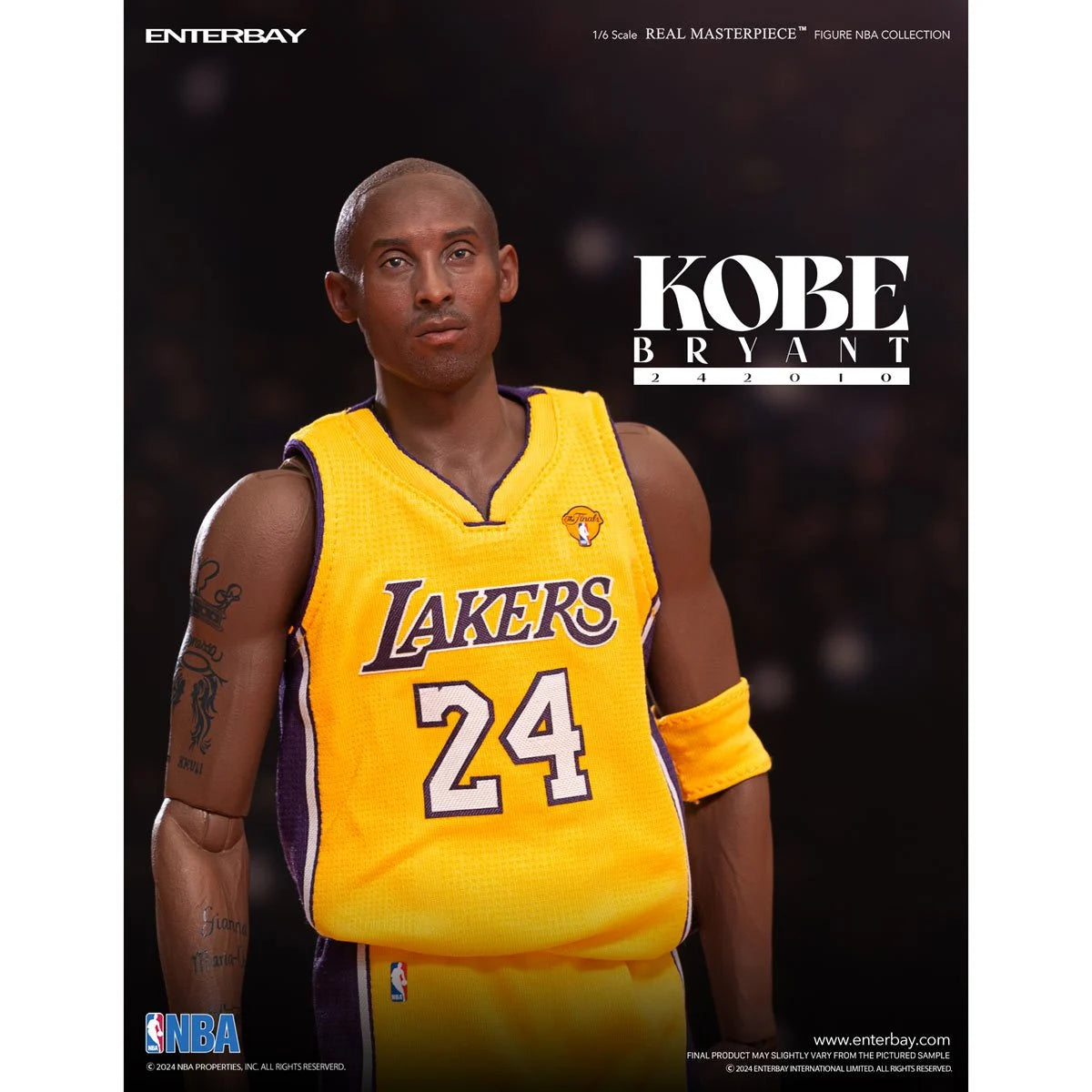 Real Masterpiece - Kobe Bryant 242010 - 1:6 Action Figure - NBA Los Angeles Lakers  - Enterbay - PRE-ORDER (APRIL 2025)