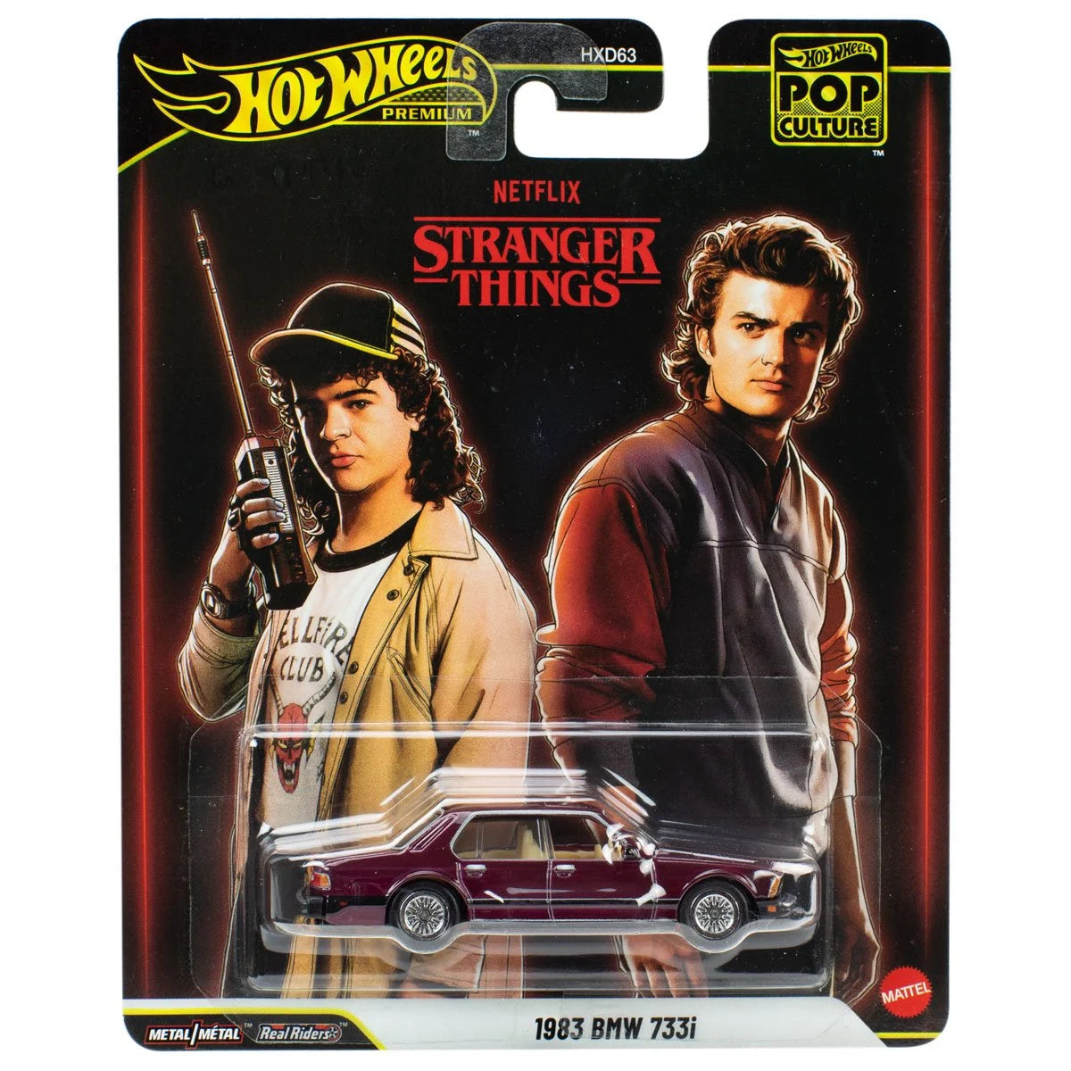 Hot Wheels Premium - Pop Culture 2026 Mix 1 - Complete Set of 5 including Stranger Things BMW & Godzilla Skyline