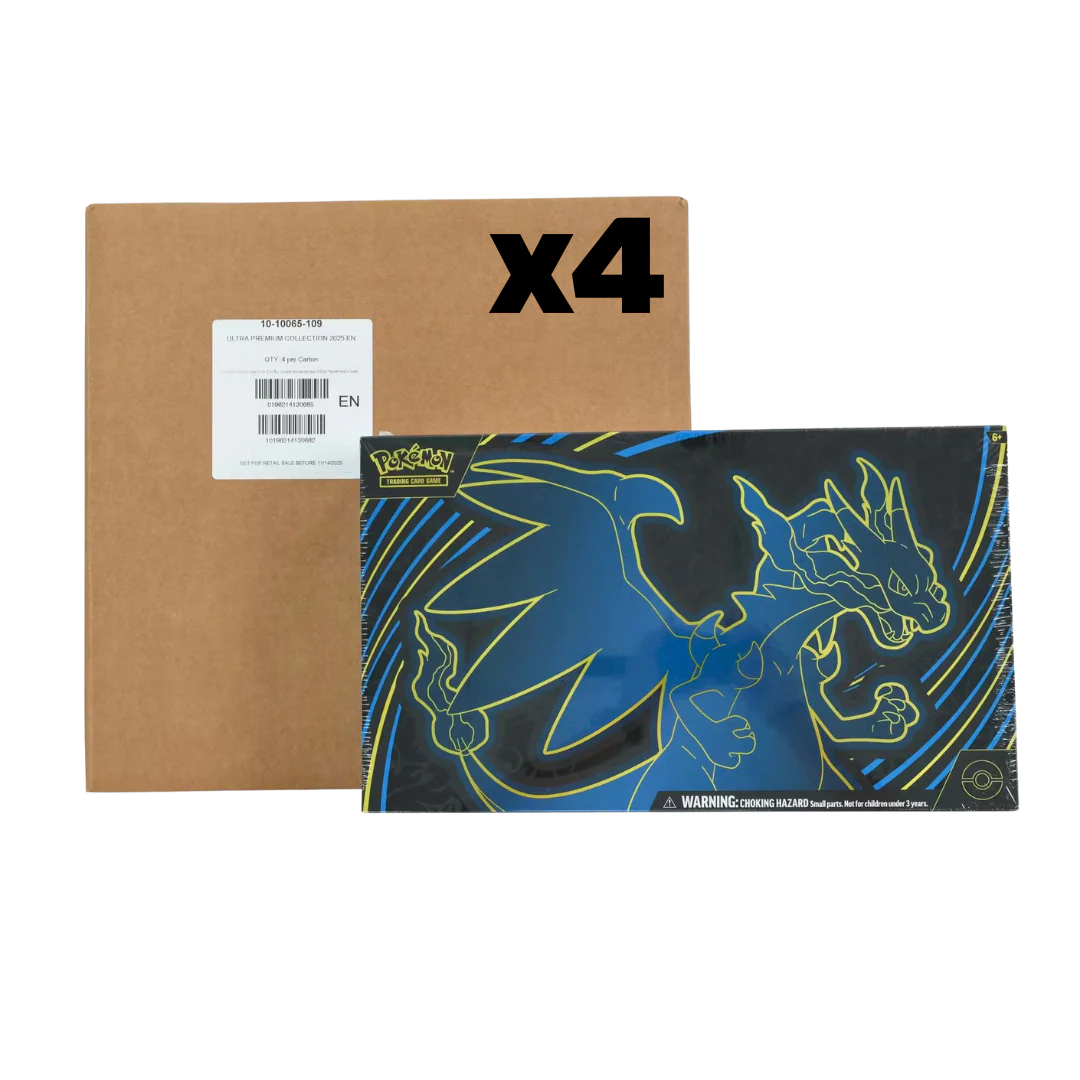 Pokemon - SEALED CASE OF 4 - Mega Charizard X EX Ultra Premium Collection (UPC) Phantasmal Flames
