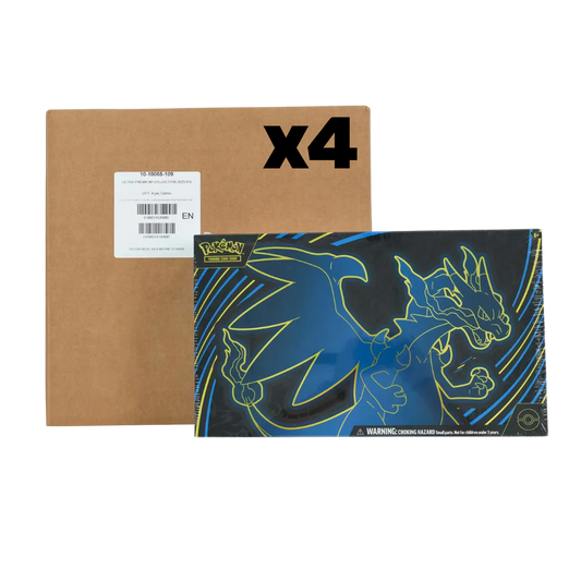 Pokemon - SEALED CASE OF 4 - Mega Charizard X EX Ultra Premium Collection (UPC) Phantasmal Flames