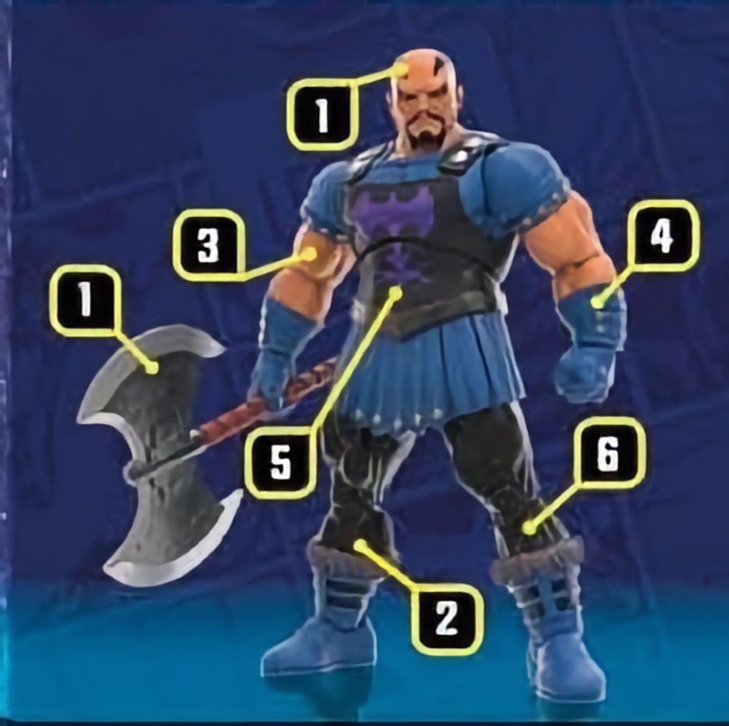 Marvel Legends Series - Executioner Series Build a Figure BAF - Complete Set of 7 Figures