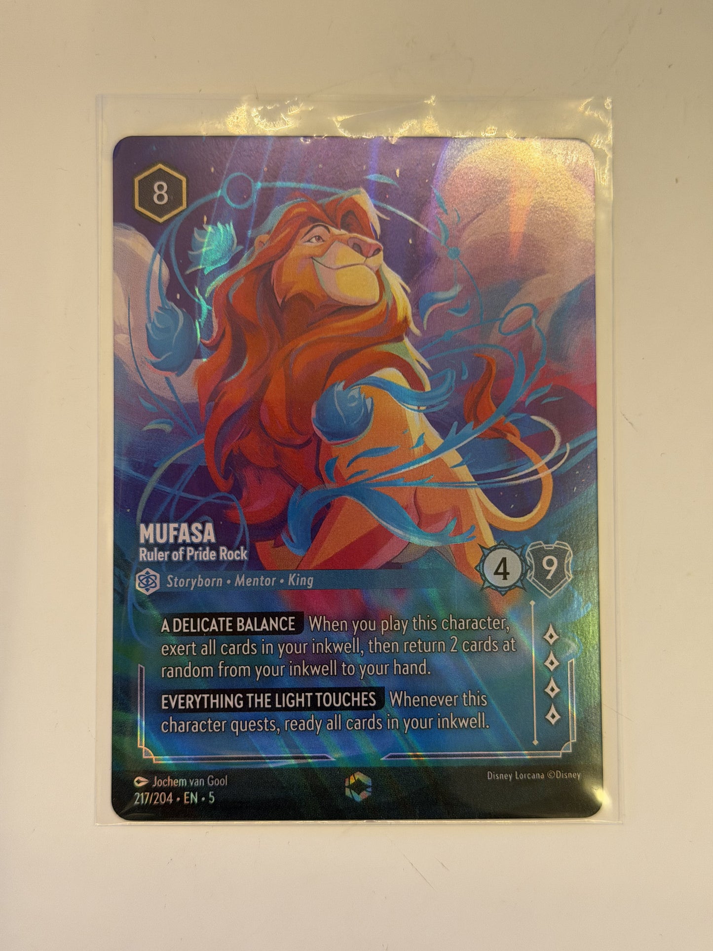 mufasa lorcana card Mufasa - Among the Stars (79/204)