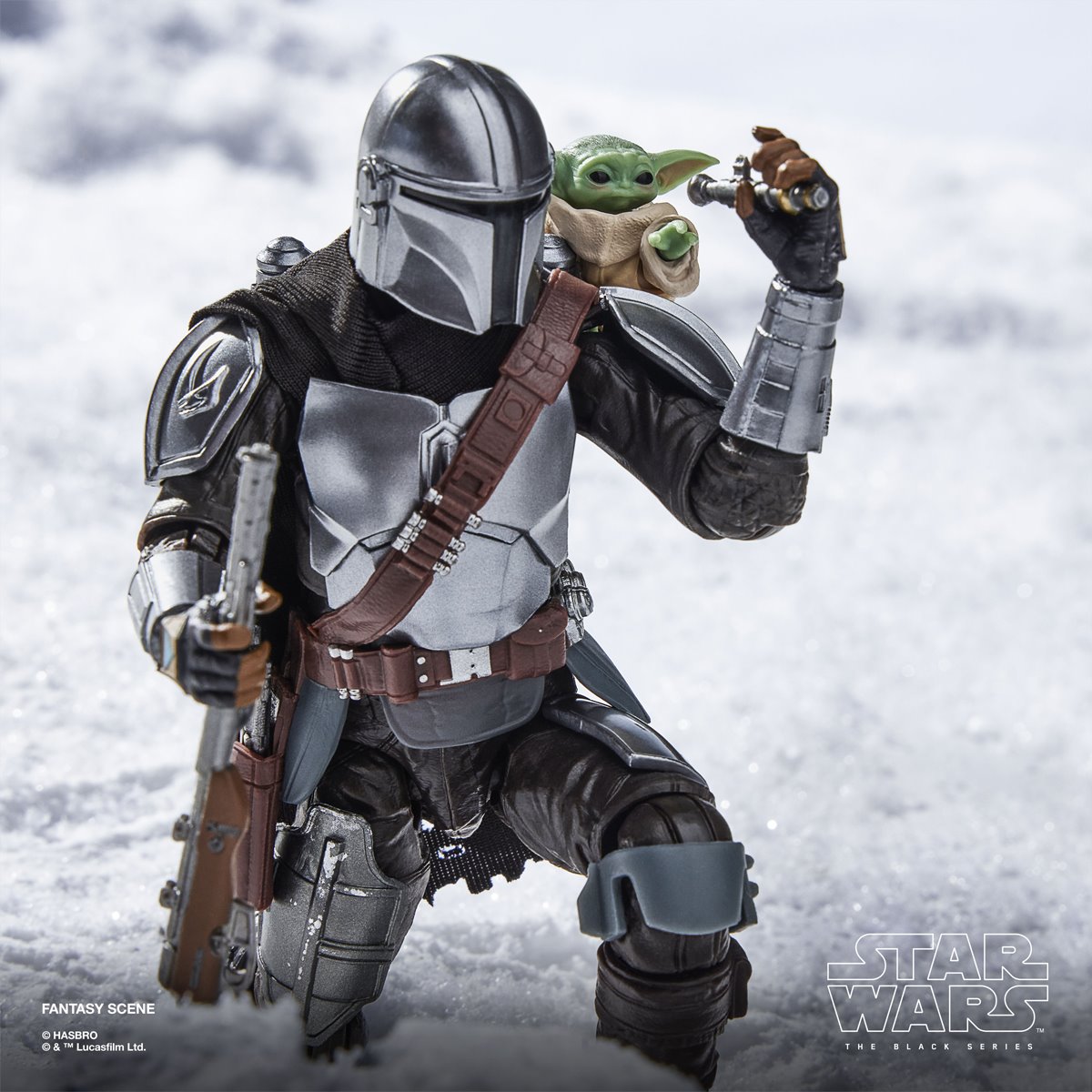 Star Wars: The Black Series - The Mandalorian & Grogu Movie Deluxe 6-Inch Action Figure - White First Edition (PRE-ORDER APRIL 2026)