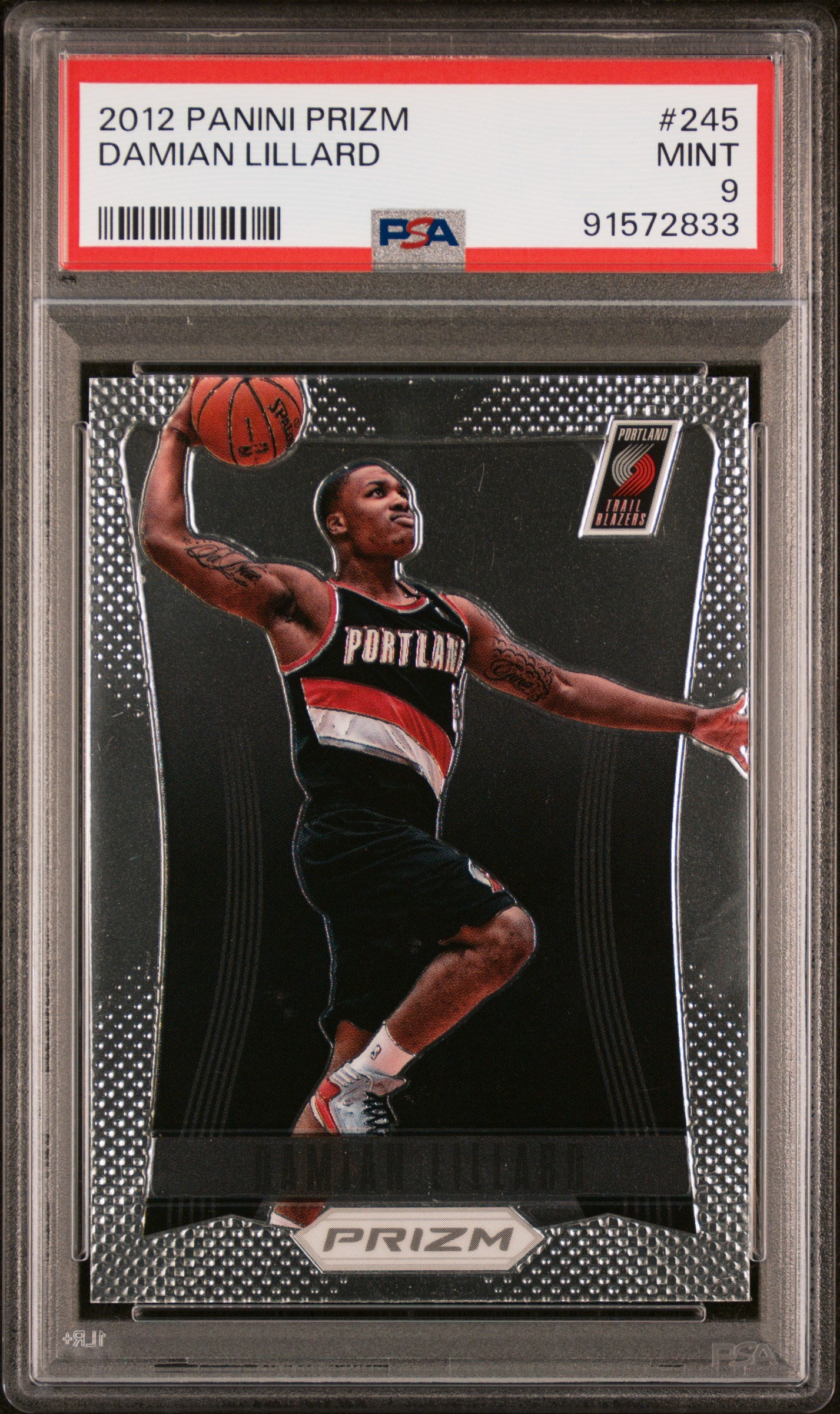 2012 Prizm - Damian Lillard - Rookie Card - #245 - PSA Graded Card