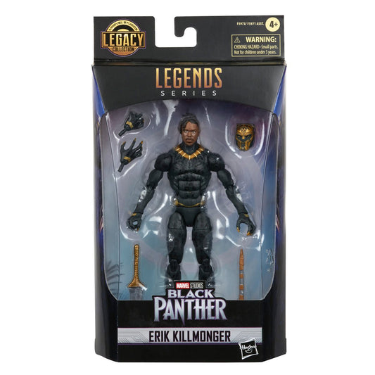 Erik Killmonger + Black Panther Pack of 2 - Marvel Legends Legacy Collection 6-Inch Action Figures