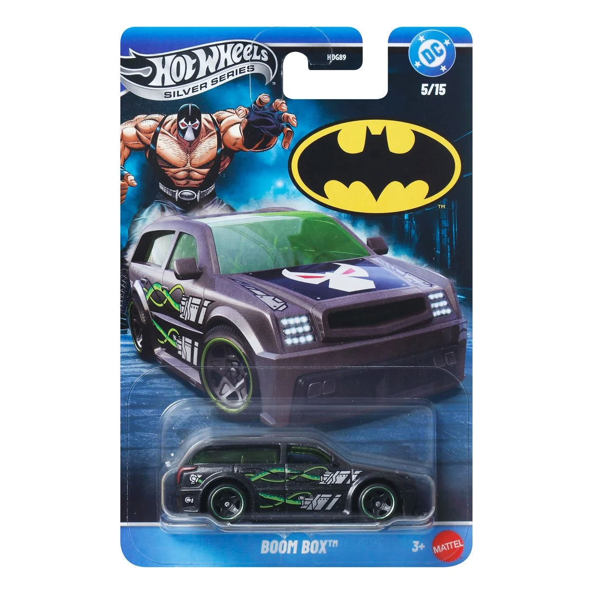 Hot Wheels Silver Series - Batman Themed 2026 Mix 1 - Complete set of 5 Cars (956S)