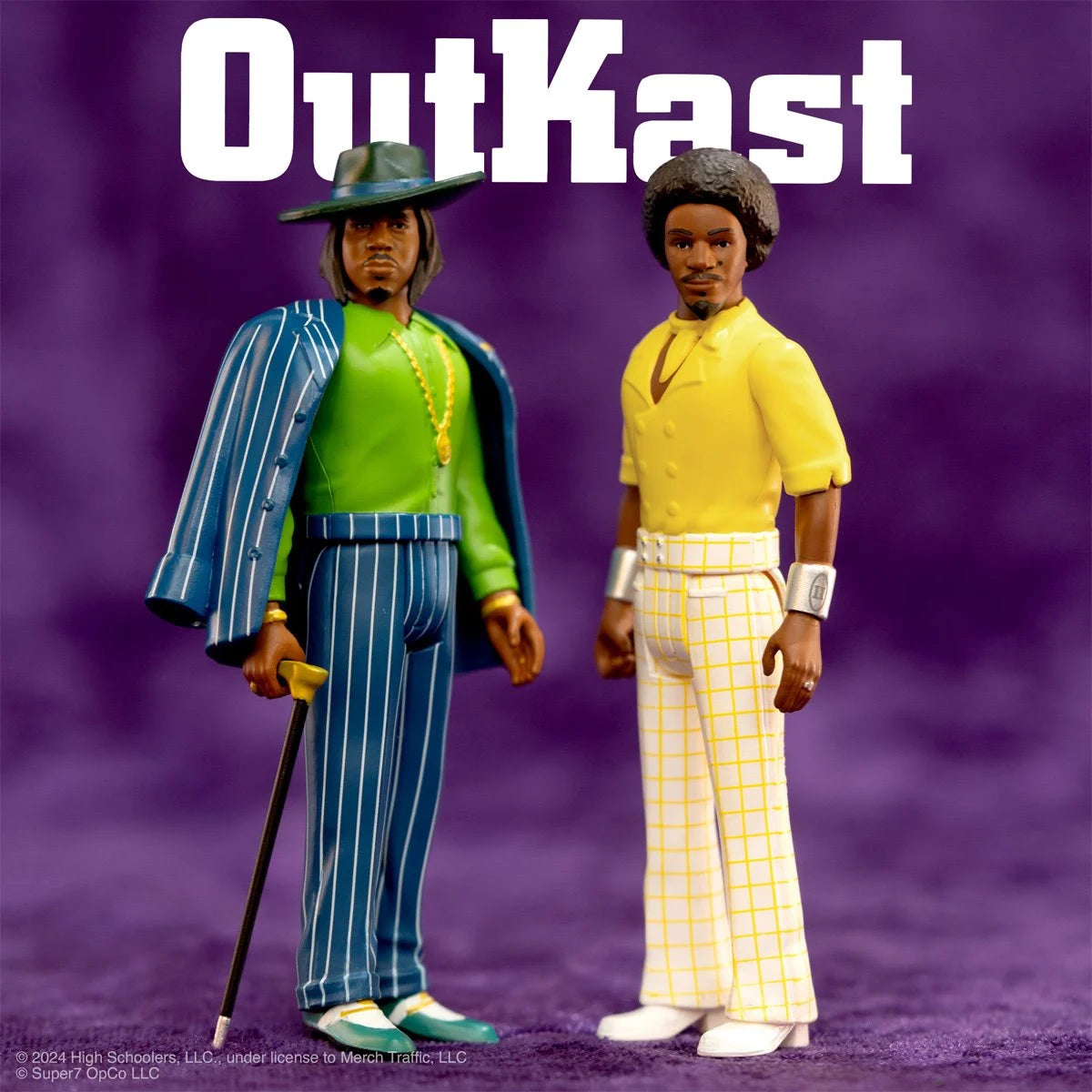 OutKast - Aquemini - Big Boi and André 3000 3 3/4-Inch ReAction Figures - Super78