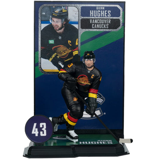 McFarlane - NHL SportsPicks Vancouver Canucks - Quinn Hughes 7-Inch Posed Figure (PRE-ORDER NOVEMBER 2025)