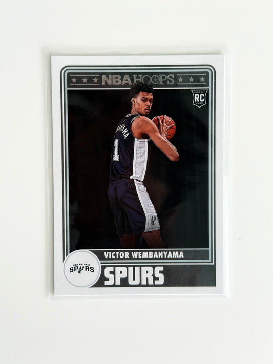 2023-24 Panini - Victor Wembanyama - NBA Hoops #298 - Tribute Rookie - Raw Ungraded Card