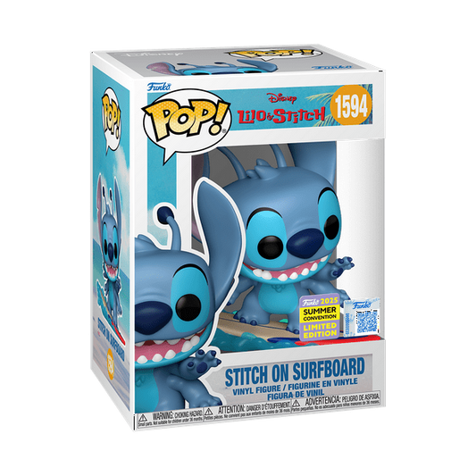 Funko Disney - Stitch on Surboard - 2025 SDCC Exclusive - #1594