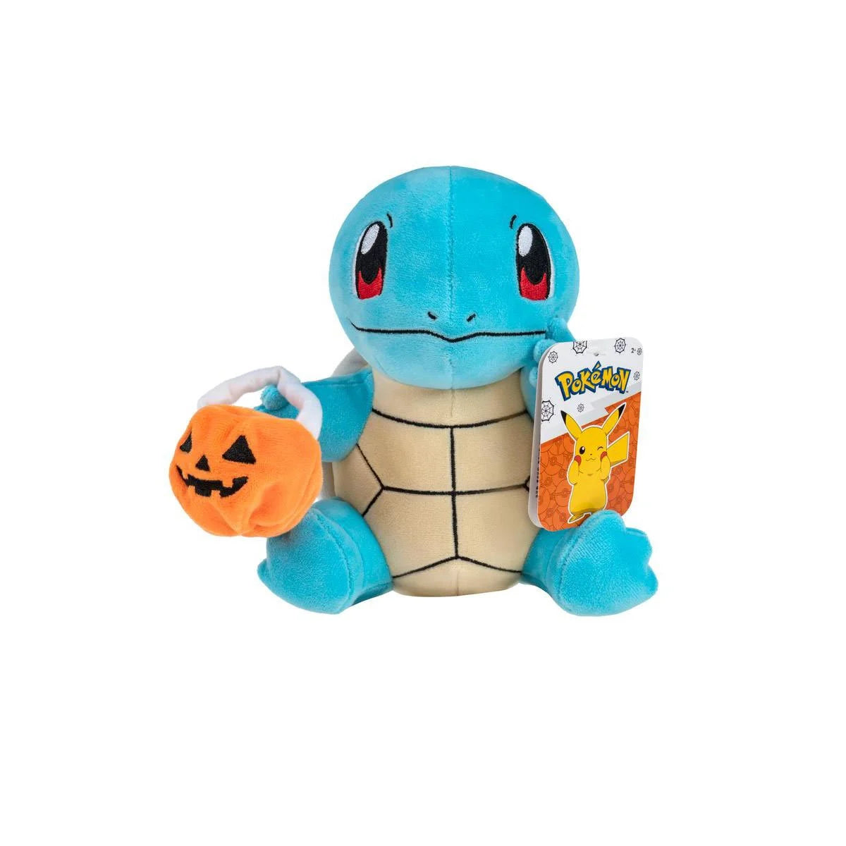 Pokemon Halloween 8-Inch Plush Set of 3 - Pikachu, Squirtle, Eevee