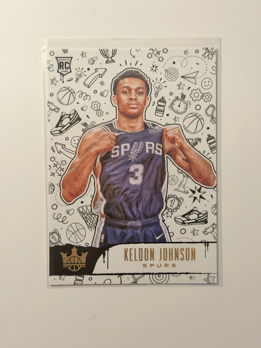 2019 Panini Court Kings - Keldon Johnson - #135 - Raw Ungraded Card