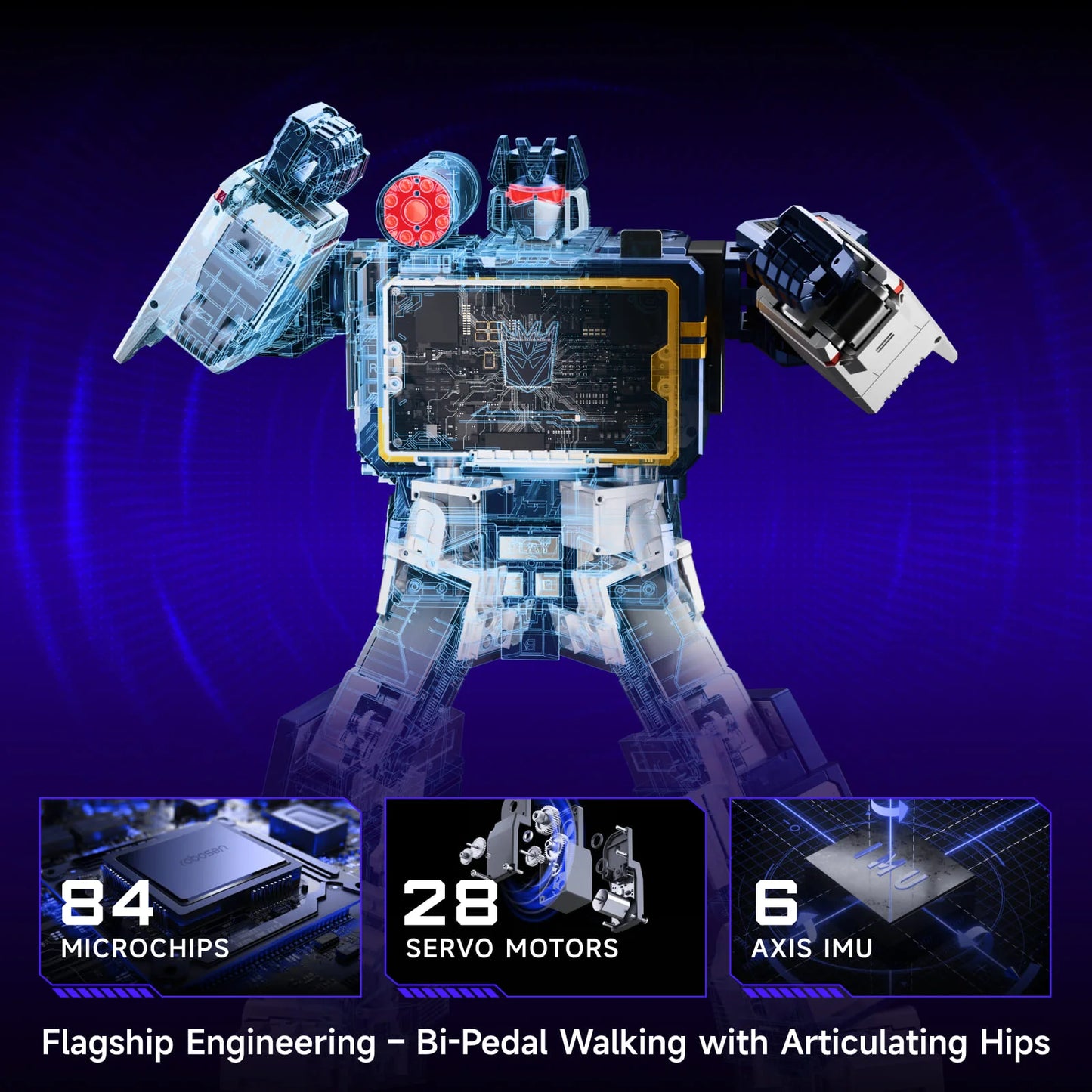 Robosen Robotics - Transformers Soundwave Flagship Auto-Converting Robot w/ Bluetooth Speaker (PRE-ORDER APRIL 2026)