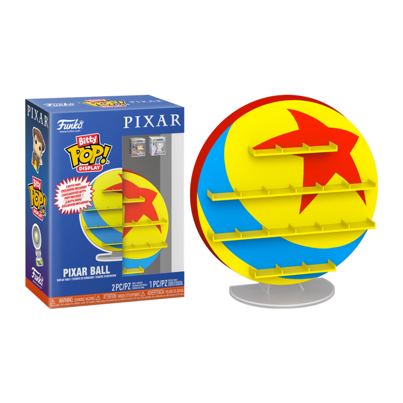Funko Pixar - Bitty Pop! Display Pixar Ball  - Includes Woody + Luxo