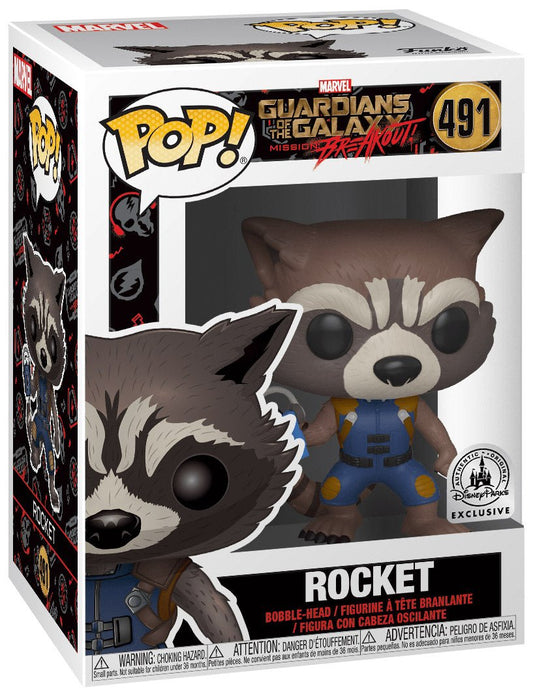 Funko - Marvel - Gaurdians of the Galaxy - Rocket - Disney Parks Exclusive - #491