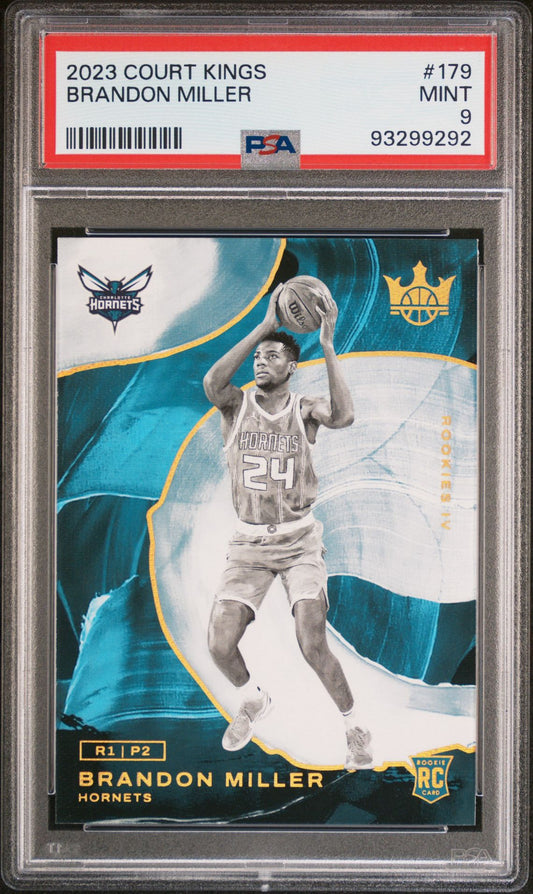 2023 Court Kings - Brandon Miller - Level 4 IV Rookie Card - #139 - PSA Graded Card