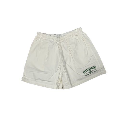 Hidden NY Collegiate Bodega Short White