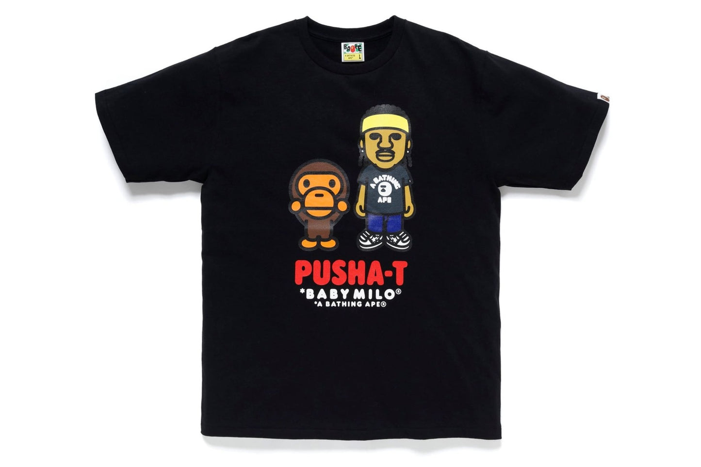 BAPE X Big Sean Detroit 2 Baby Milo Tee Black