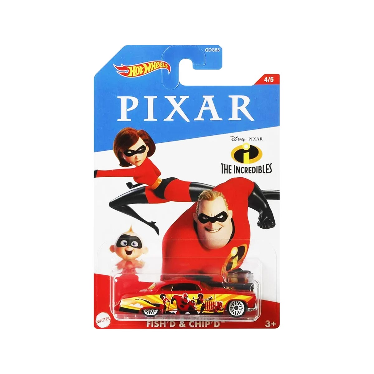 Hot Wheels - 2020 Pixar - Fish'D & Chip'D - The Incredibles