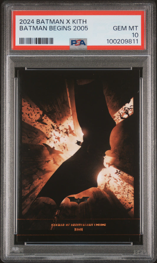 2024 Batman x KITH - Batman Begins Promo Card - Feig Collectibles - PSA Graded Card
