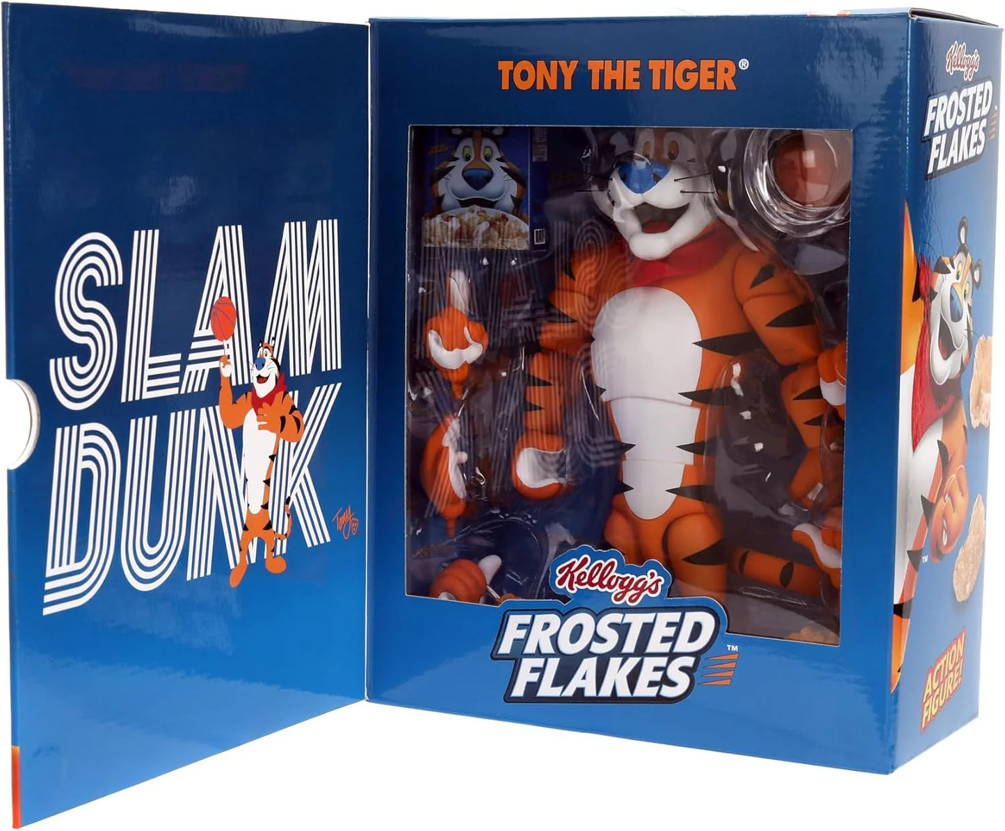 Kellog's Frosted Flakes 6" Tony The Tiger with Cereal Box Packaging - 1:12 Action Figure - Jada Toys