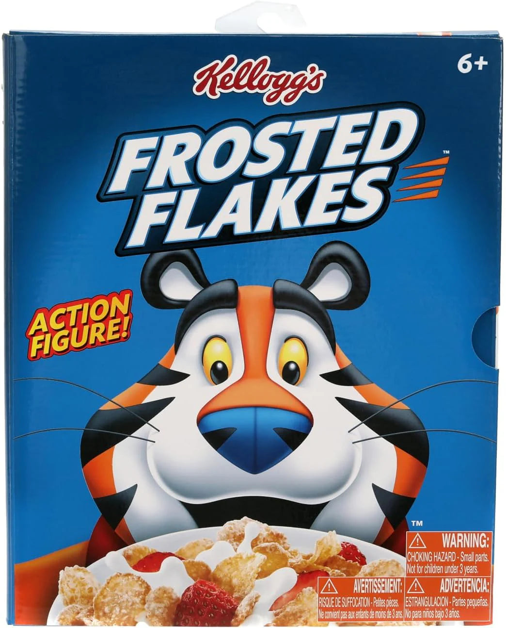 Kellog's Frosted Flakes 6" Tony The Tiger with Cereal Box Packaging - 1:12 Action Figure - Jada Toys