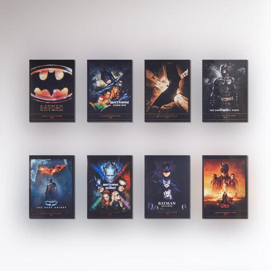 Batman x KITH - 2024 Complete Set of 8 - Dark Knight & Batman Promo Cards + Movie Tickets - Feig Collectibles - Raw Ungraded Cards