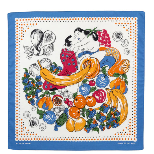 Kaptial: Color Bandana (Fruit Shunga) - Blue - EK625BAA