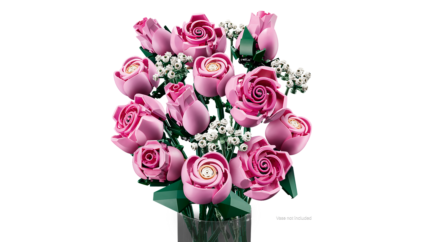 LEGO Bouquet of Pink Roses 10374 - The Botanical Collection (789 Pieces)
