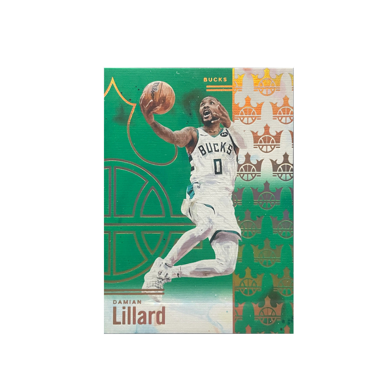 2024-25 Panini Court Kings - Damian Lillard - Jade Parallel - Limited to /25 -  #92 - Ungraded Card