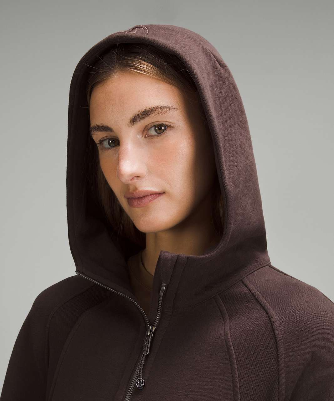 Lululemon Scuba Oversized Half-Zip Hoodie "Espresso" - LW3DM4S