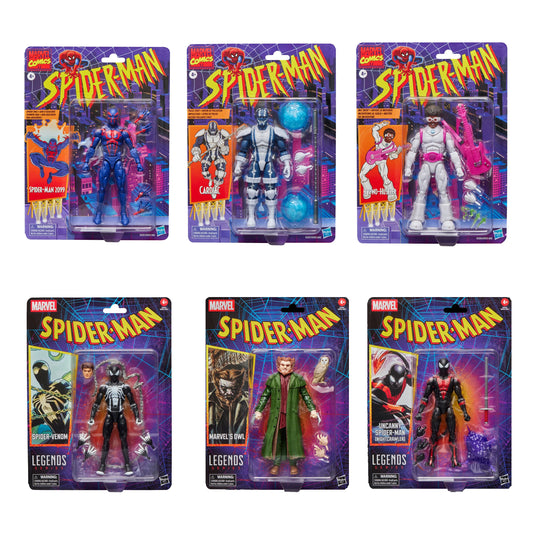Marvel Legends Series - 2026 Wave 1 - Complete Set of 6-Inch Action Figure - Retro Cardback (PRE-ORDER FEBRUARY 2026)