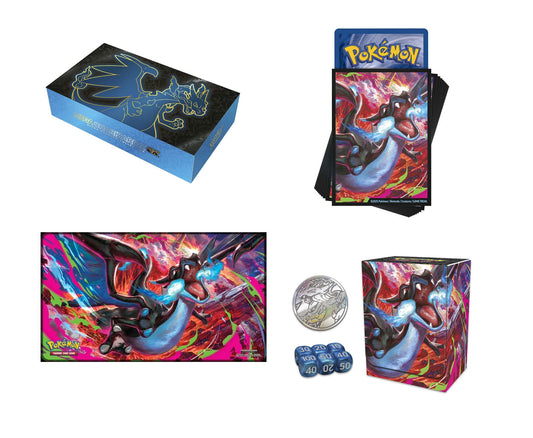 Pokemon - Accessories Only - Mega Charizard X EX Ultra Premium Collection (UPC) Phantasmal Flames No Promos or Packs