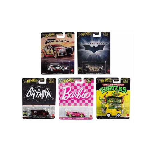Hot Wheels - Pop Culture H Case - 2024 Complete Set - Mix 5 - HXD63-956E