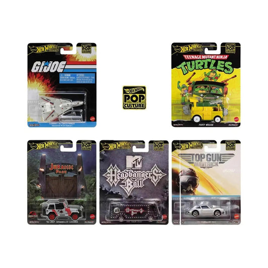 Hot Wheels - Pop Culture K Case - 2025 Complete Set - Mix 4 - MTHXD63K