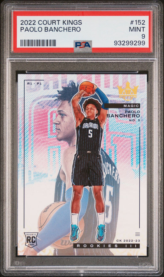 2022 Court Kings - Paolo Banchero - Level 3 III Rookie Card - #152 - PSA Graded Card