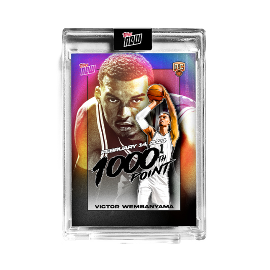 Victor Wembanyama - 2023-24 TOPPS NOW® Encased Basketball Card