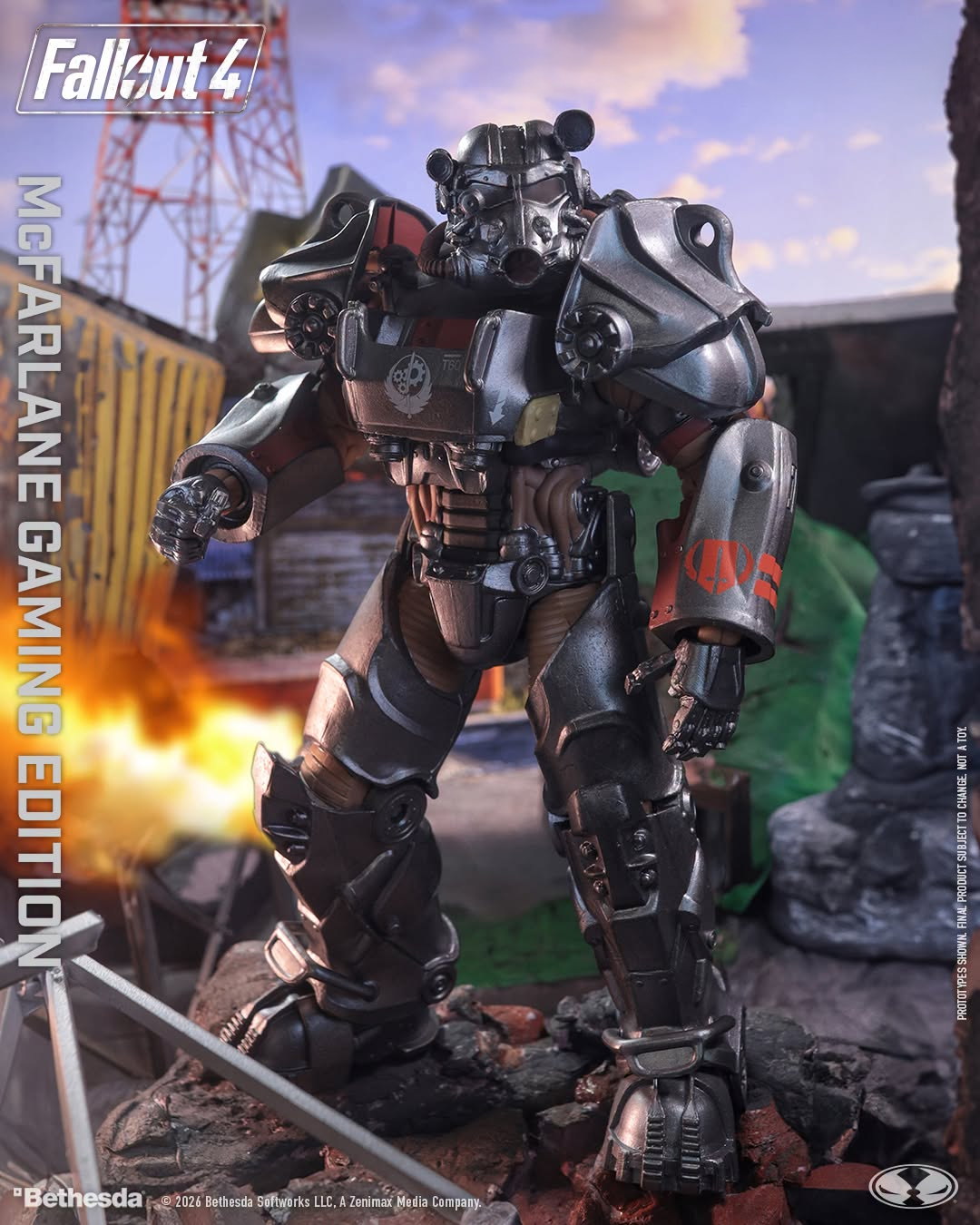 McFarlane Gaming Edition - Fallout 4 T-60 Paladin Danse - 7-Inch Scale Action Figure (PRE-ORDER AUGUST 2026)