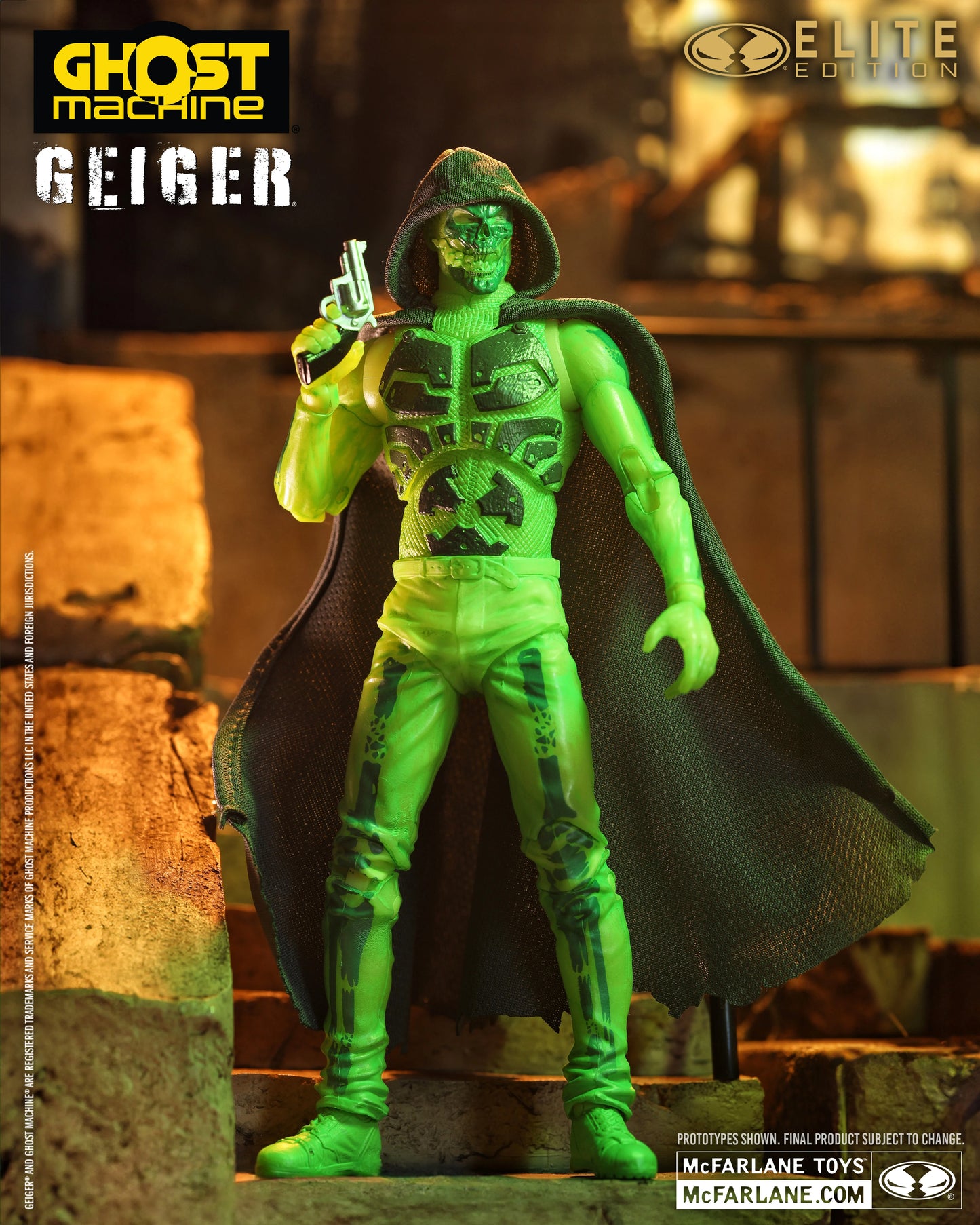McFarlane Elite Edition - Geiger Ghost Machine #15 - 7" Deluxe Action Figure
