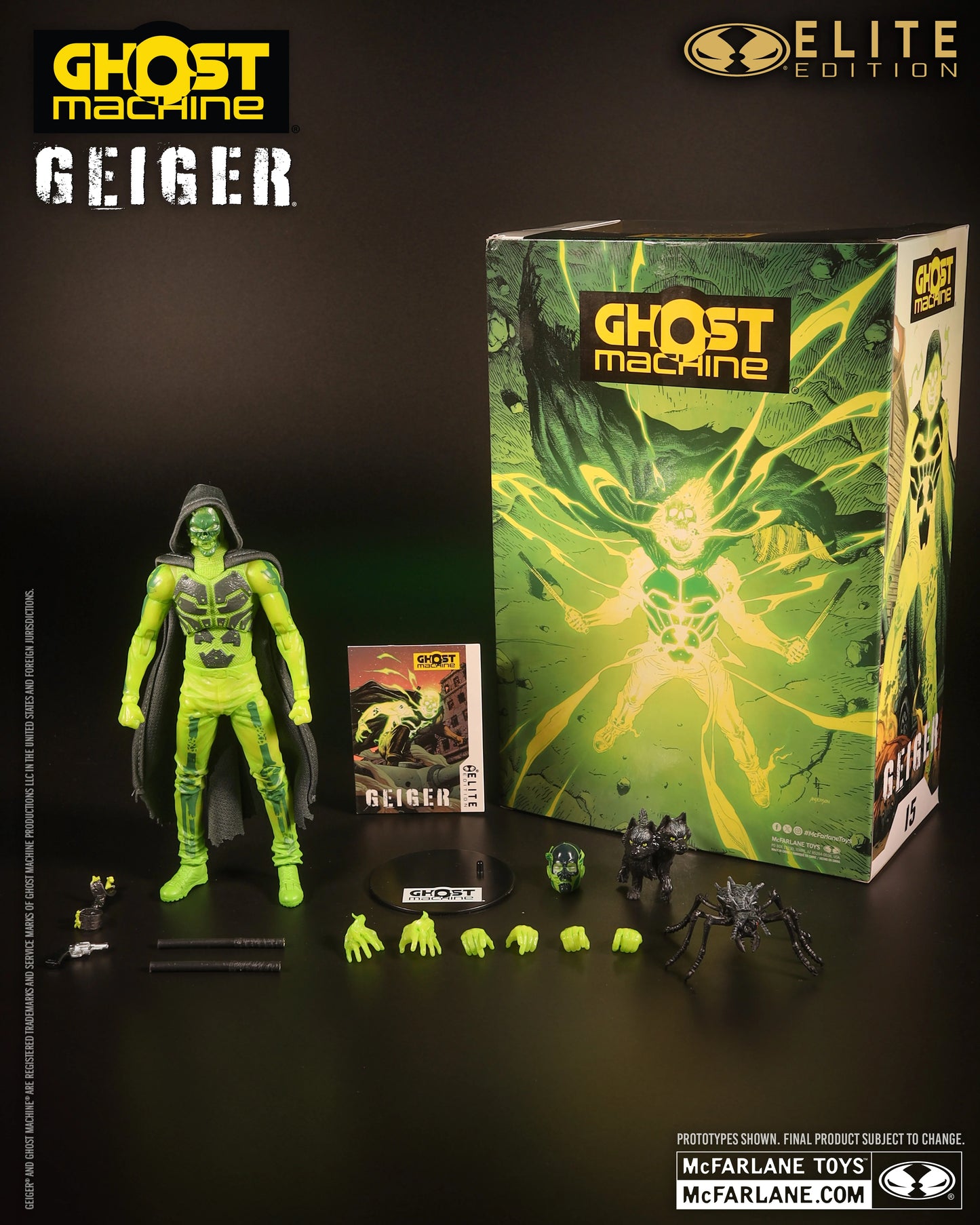 McFarlane Elite Edition - Geiger Ghost Machine #15 - 7" Deluxe Action Figure